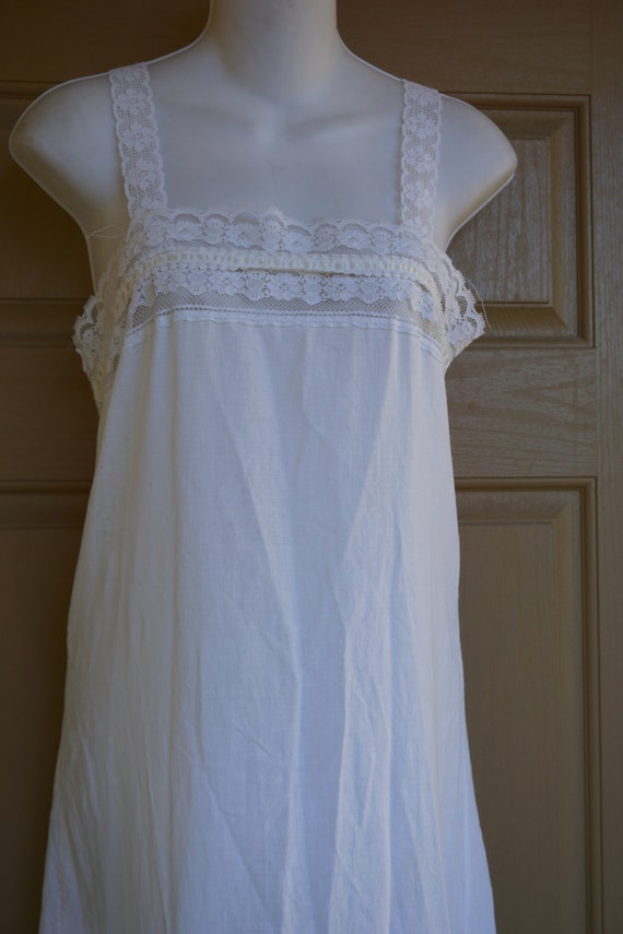 Miss Dior long nightgown size 7/8 lingerie cotton