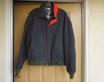 Woolrich gray jacket size XL warm wool