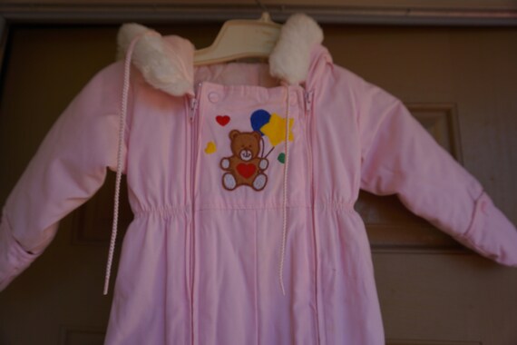 SEARS Ski Suit Size 6 24 Months Youth Girls Vintage 80s 1980s