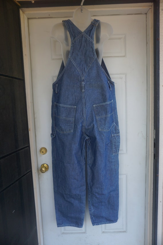 Vintage blue denim overalls by Webs size Medium - image 8