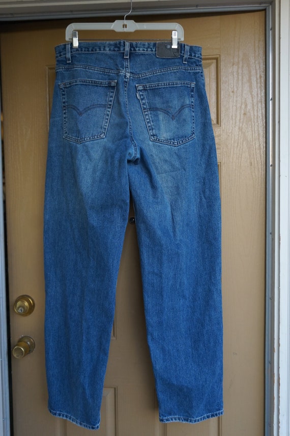 Levis silver tab baggy denim jeans zip up fly 36 X 3… - Gem