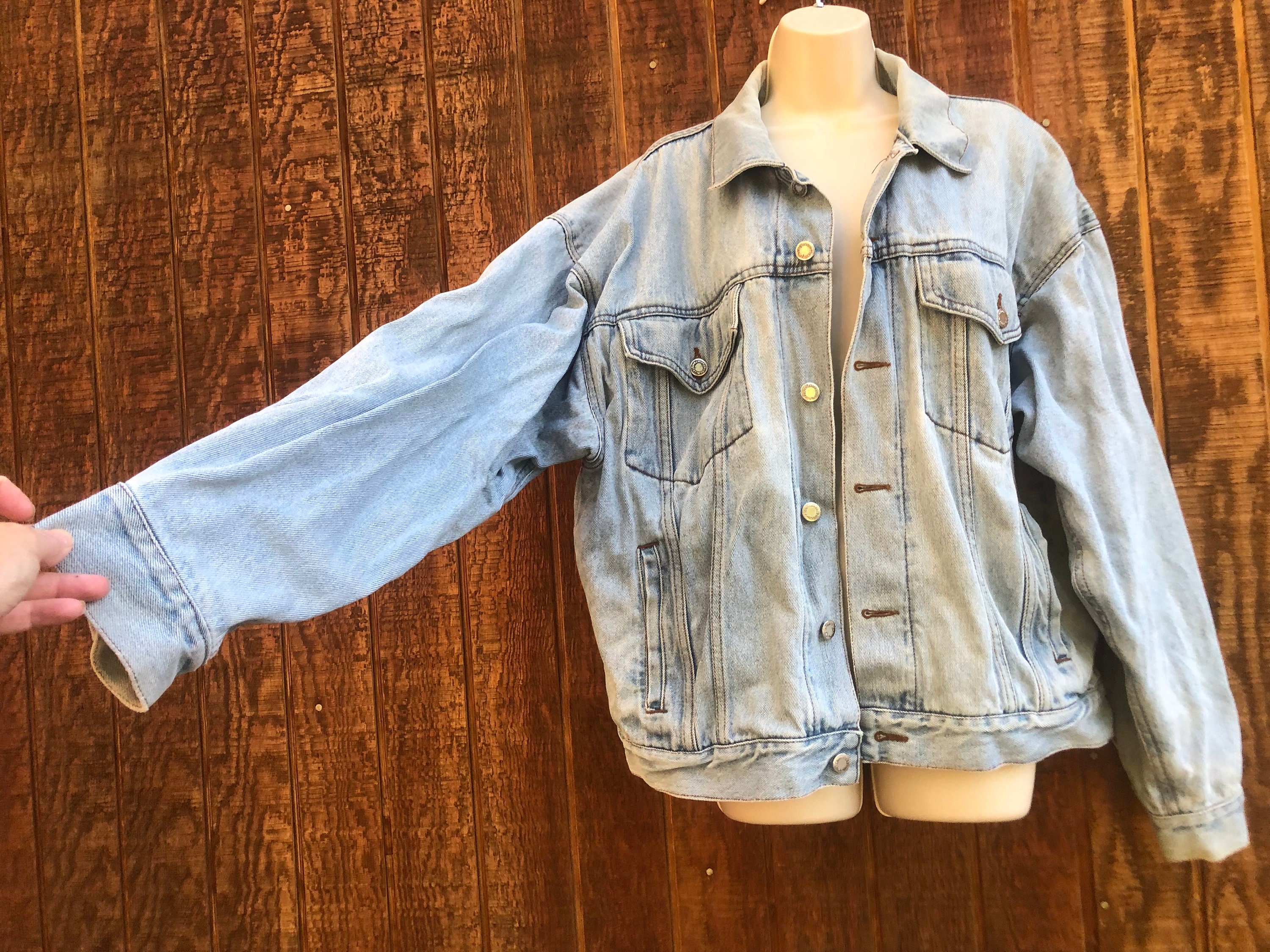 Vintage Wrangler Hero Denim Jacket size XL V87 | eBay