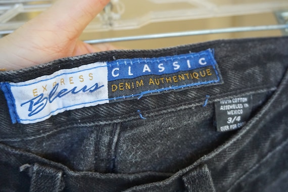 Vintage Express blues high waist denim jeans wome… - image 8