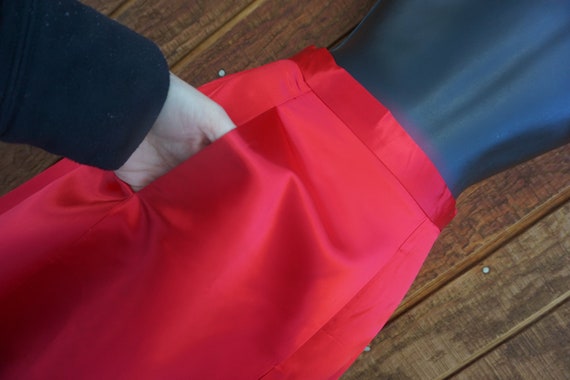 All red Gunne Sax skirt skirt size 3 small gunne … - image 4