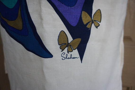 Alfred Shaheen large size Large butterfly signatu… - image 4