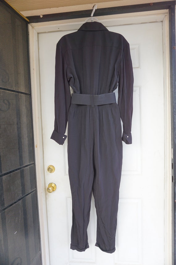 Karen Alexander romper jumpsuit sequined 90s pant… - image 6