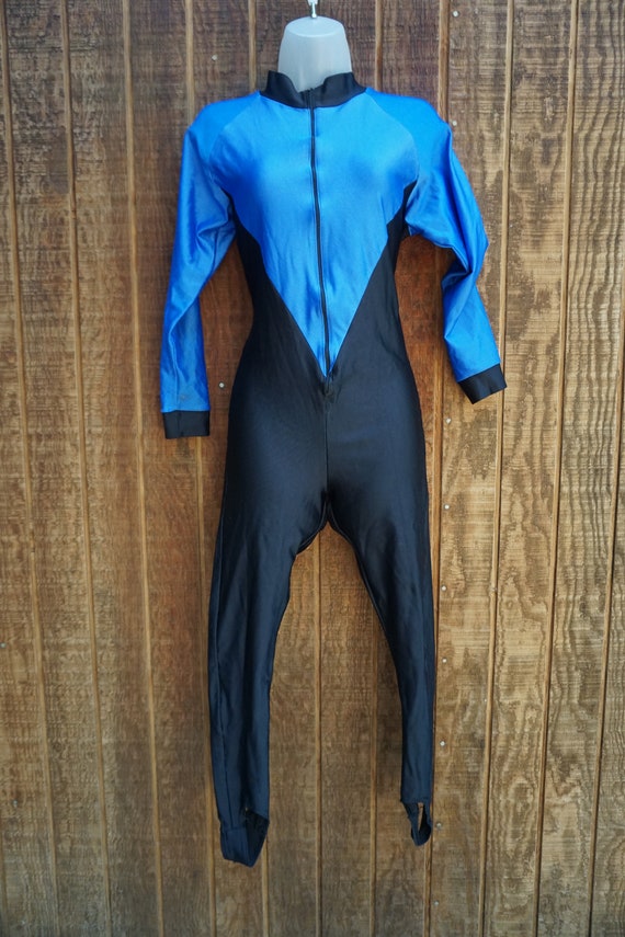 Vintage unitard exercise workout wear romper full len… Gem
