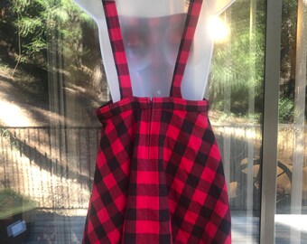 Hot topic overall skirt top