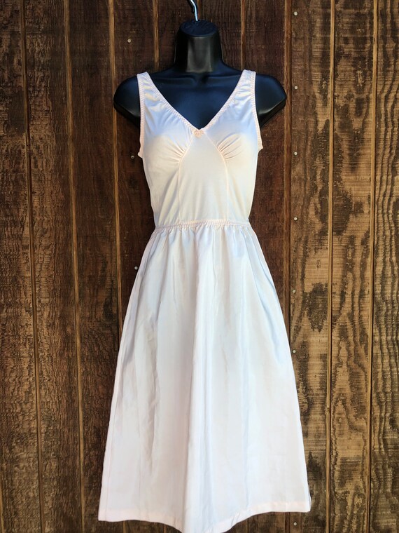 OLGA Vintage slip / nightgown 34 romantic pink Ol… - image 2