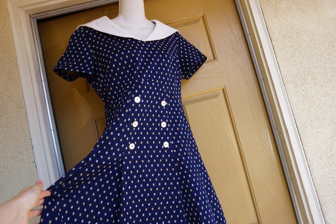60’s Modtop Blue Green Casual Blouse by Domani Knits main image 0