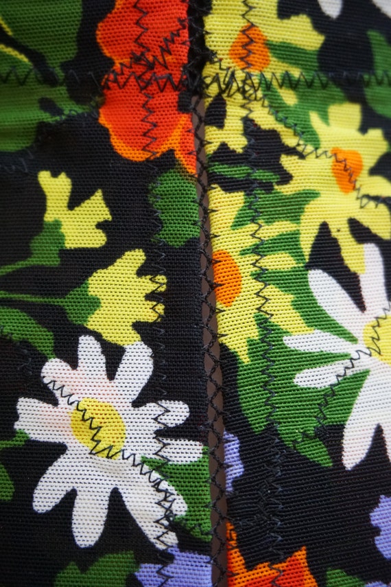 1960s underwear floral garter belt shorts XS extra sm… Gem