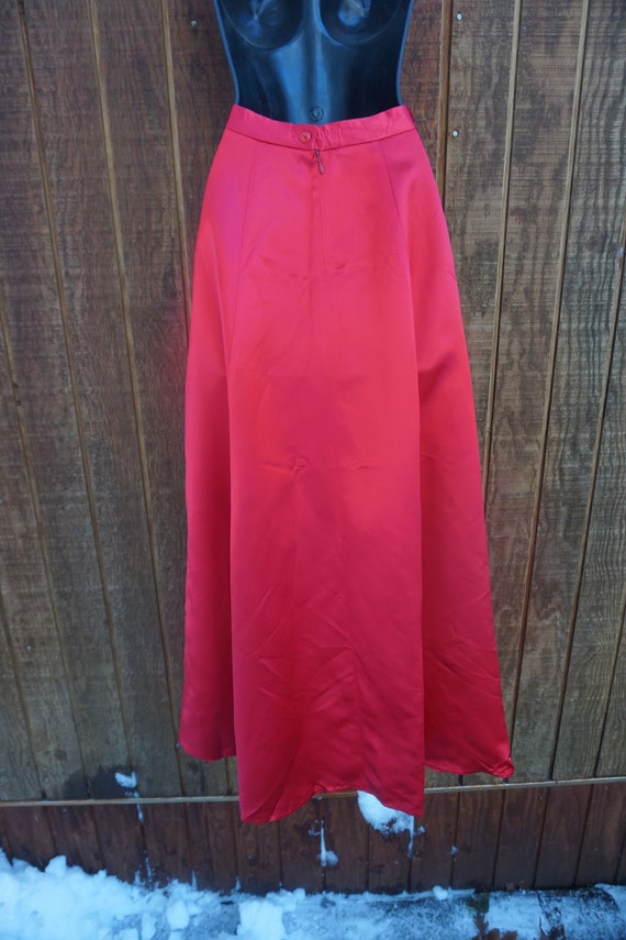 All red Gunne Sax skirt skirt size 3 small gunne … - image 2