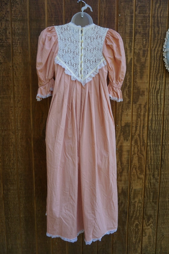 Gunne Sax 1970s 70s floral prairie tent dress max… - image 7