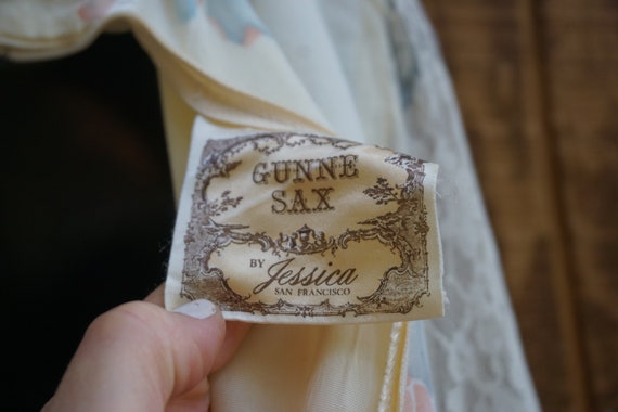 Gunne sax size 13 large prairie lace maxi dress - image 8