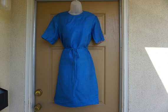 Old top blue dress