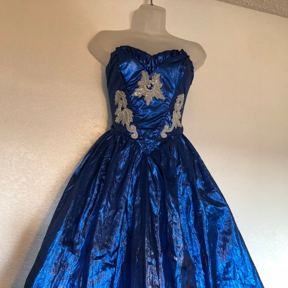 METALLIC PLUS SIZE BALL GOWN-Cinderella CD210C — Brittany's Boutique Gowns