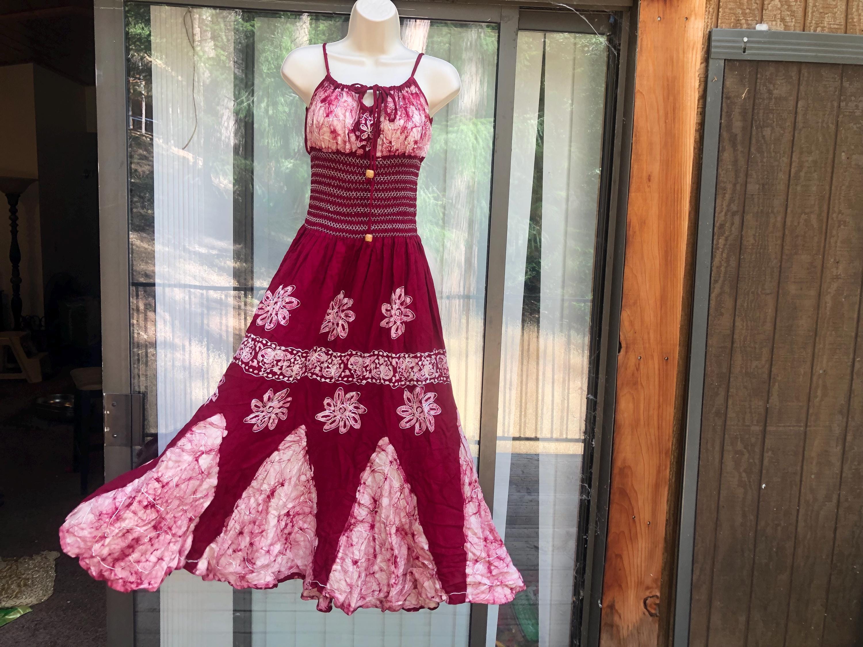 Embroidered Rayon Dress - Etsy Embroidered Rayon Dress - Etsy