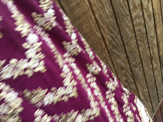 Bollywood Vintage size medium - XL long skirt mad… - image 9