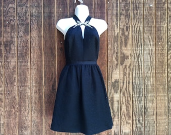 Rebecca Taylor designer size 6 small short dress little black dress