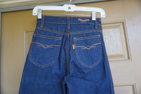 Levis XS 1970s women's ultra high waisted wide le… - image 6