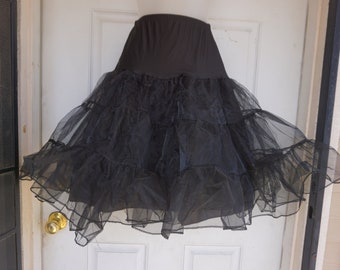 Black petticoat tutu by GRACE KARIN size medium Halloween costume tutu skirt