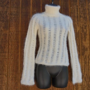 Bebe Angora Vintage Turtleneck Sweater 