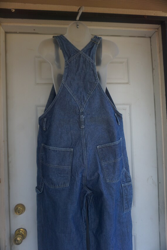 Vintage blue denim overalls by Webs size Medium - image 7