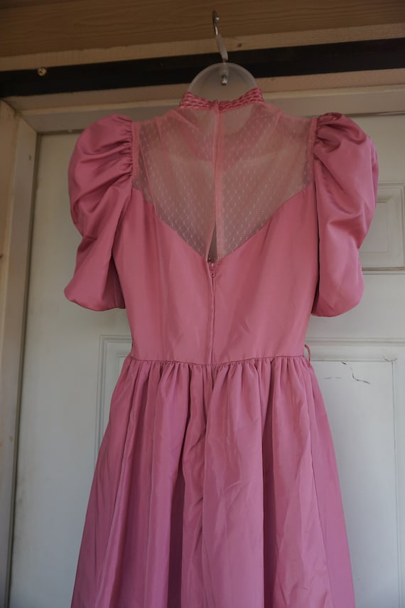 victorian style 1970s prairie gown size medium pr… - image 9