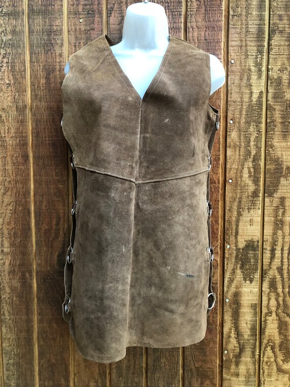 Renaissance Leather Vest/shirt  Steampunk Men's s… - image 1