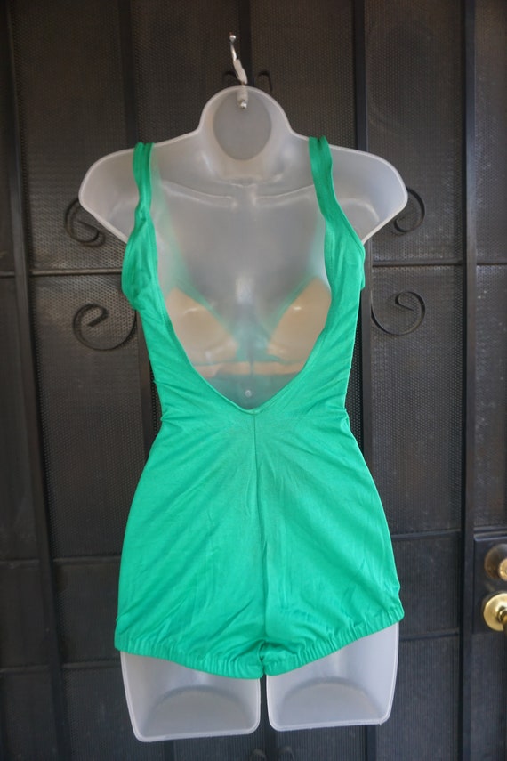 1960s one piece bathing suit swim wear size 12 me… - image 6