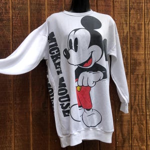 トップス Mickey Design Sweat Vintage Disney Sweatshirt Mickey Mouse & Co Crewneck Mens