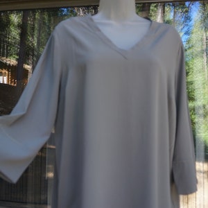 BRUNELLO CUCINELLI  Designer size XL silk shirt women's