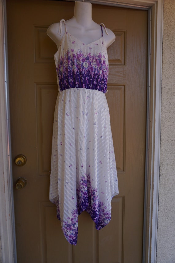 Vintage sleeveless dress size 13/14 large thin pol