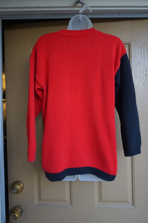 Picone sport  heavy knit ski sweater size Small - image 4