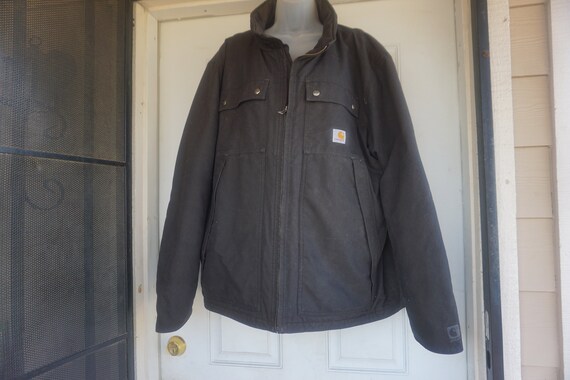 Carhartt Quick Duck XL Black Insulated Jacket Coat Men's - Etsy Norway
