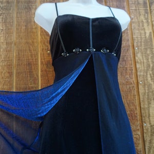 Blondie Nites by Jaslene Size 9/10 Medium Shimmer Blue Dress 90s Small  Iridescent Sparkles - Etsy
