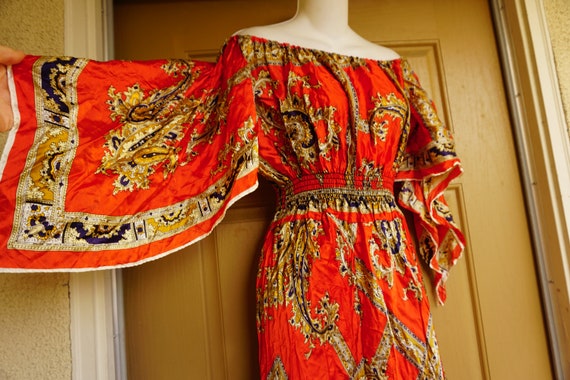 Scarf Dress - Square Scarf Dress, Handkerchief Hem