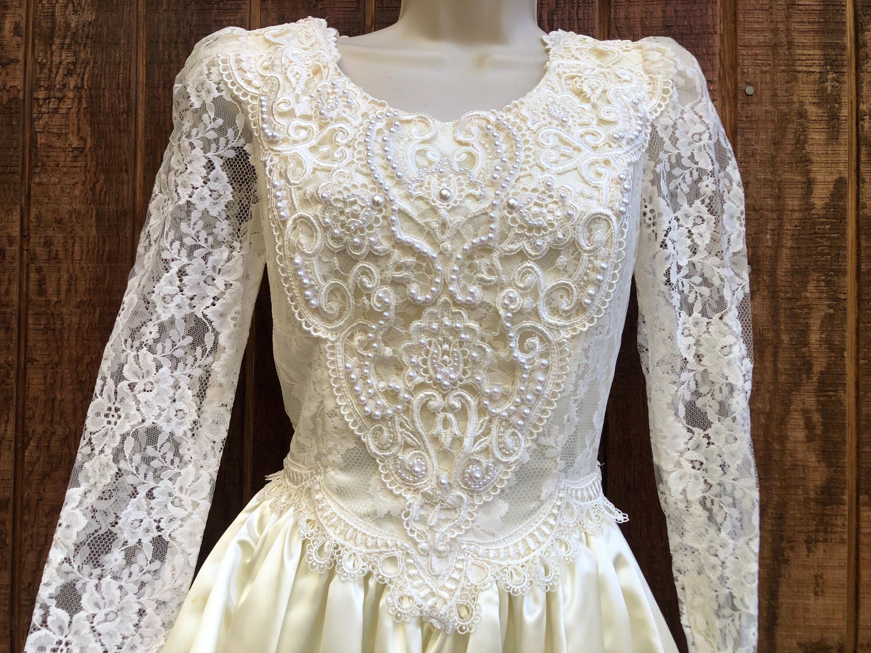 1990s Jessica Mcclintock Wedding Dress - Etsy