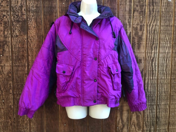 Mountain Goat Nylon Ski Jacket Ladies Size Medium Purple - Etsy