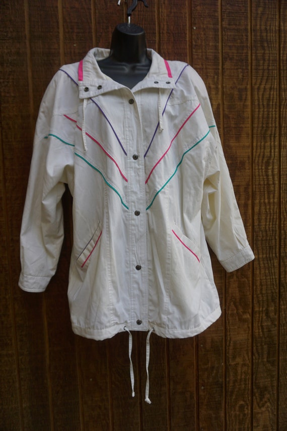 Vintage jacket size 1X by Karizma light weight ex… - image 4