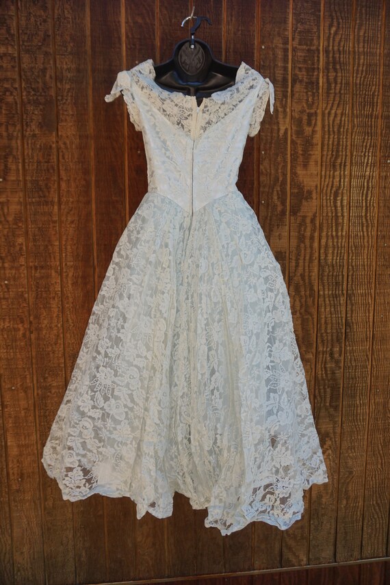 1940s Pastel Lamé Gown