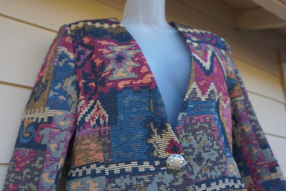 Deborah Murray Size small tapestry jacket - image 1