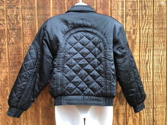 Vintage 1990s solid black Rainbow West jacket Lad… - image 6
