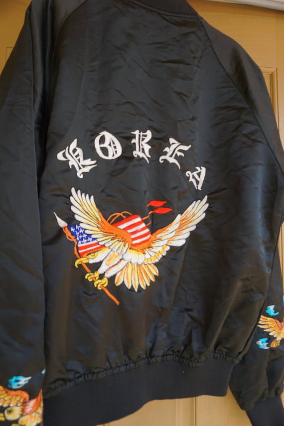 Korea embroidered Vintage jacket size XL Extra La… - image 7