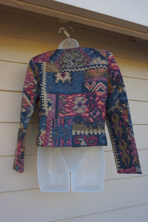 Deborah Murray Size small tapestry jacket - image 5