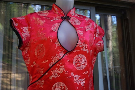 fredericks of hollywood red dress Vintage Red Dress By Fredericks Of Hollywood Body Con Style Size Large