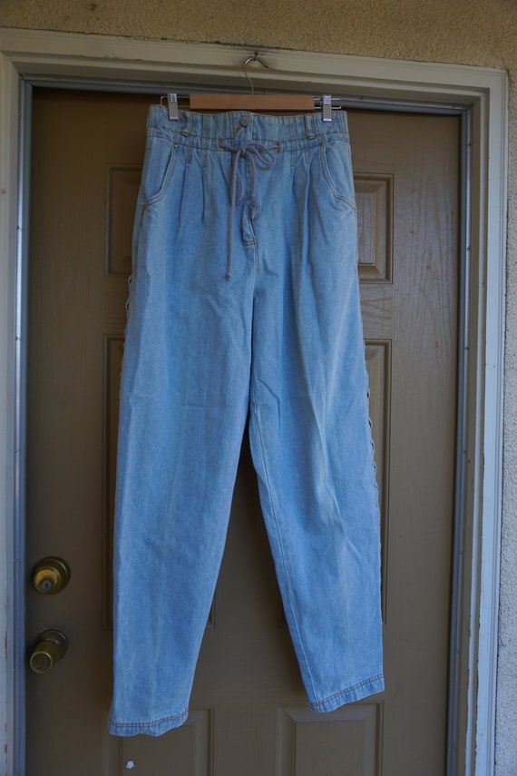 Vintage 1980s 1990s size 10 denim TOGETHER jean h… - image 3