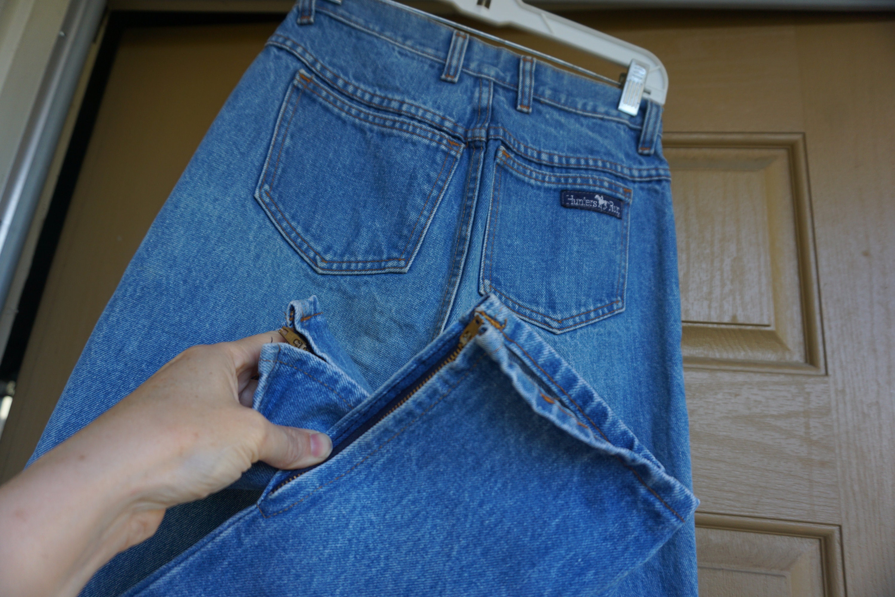 【WONDER WONDER】Jay Vintage Damage Denim Pants Raw Edge Wash Damage Wide Leg Denim Jeans WN19763 – WONDER NOAH