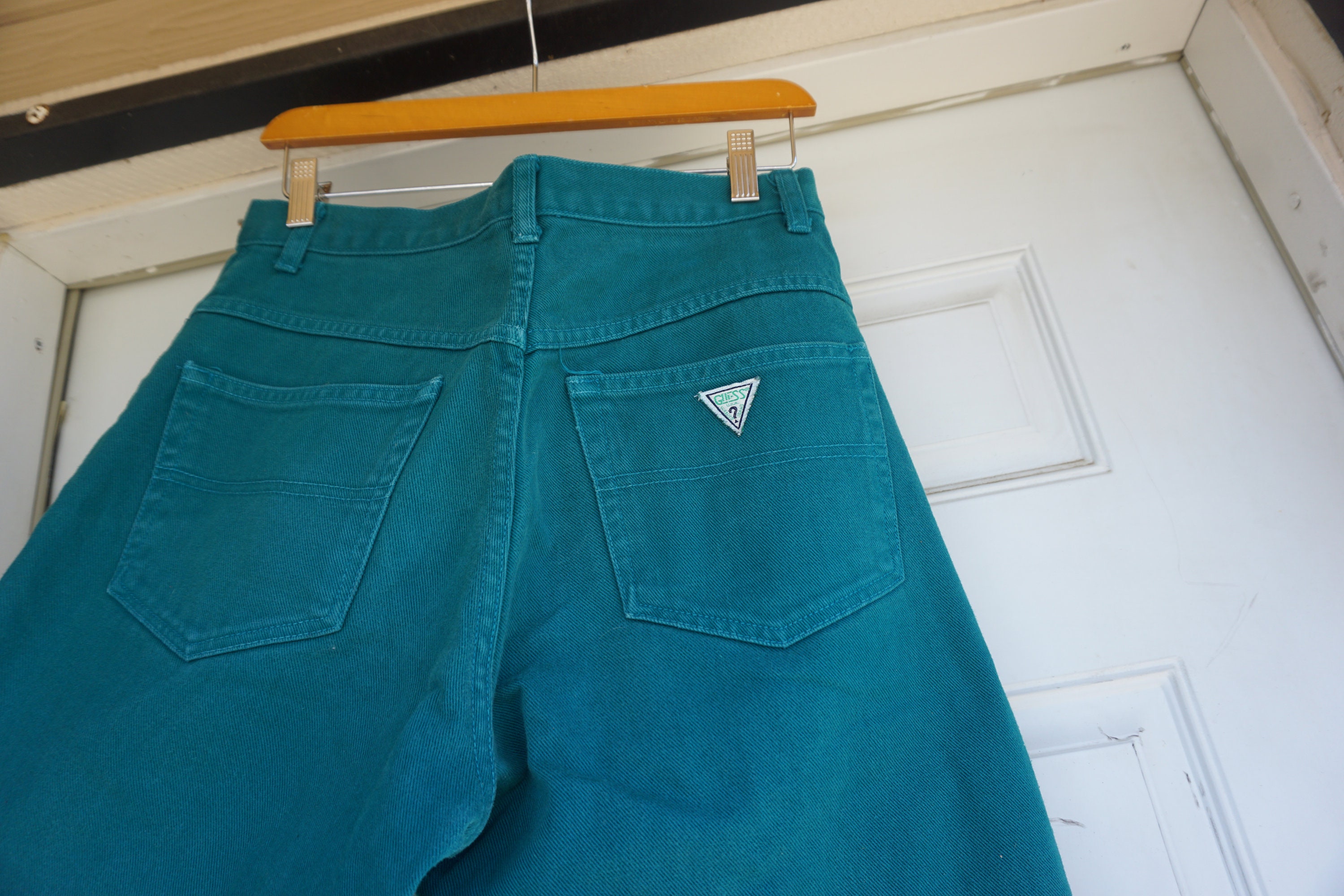 mint high waisted jeans
