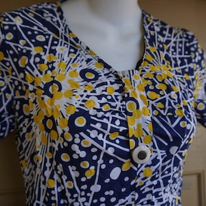 Vintage 1960s mini dress small 60s retro mod twiggy ultra short
